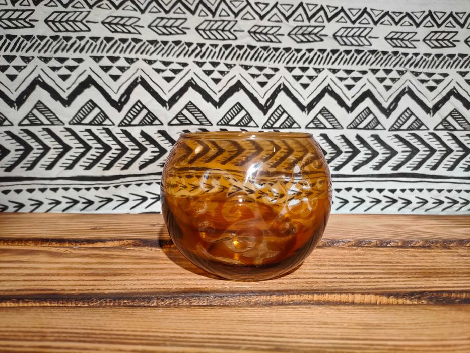 Kula szklana, świecznik