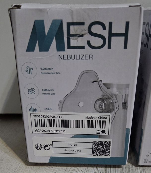 Nowy inchalator nebulizator przenośny z  2 maseczkami