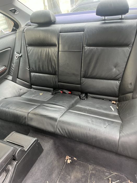 Bmw e46 coupe tylna kanapa z oparciem skóra