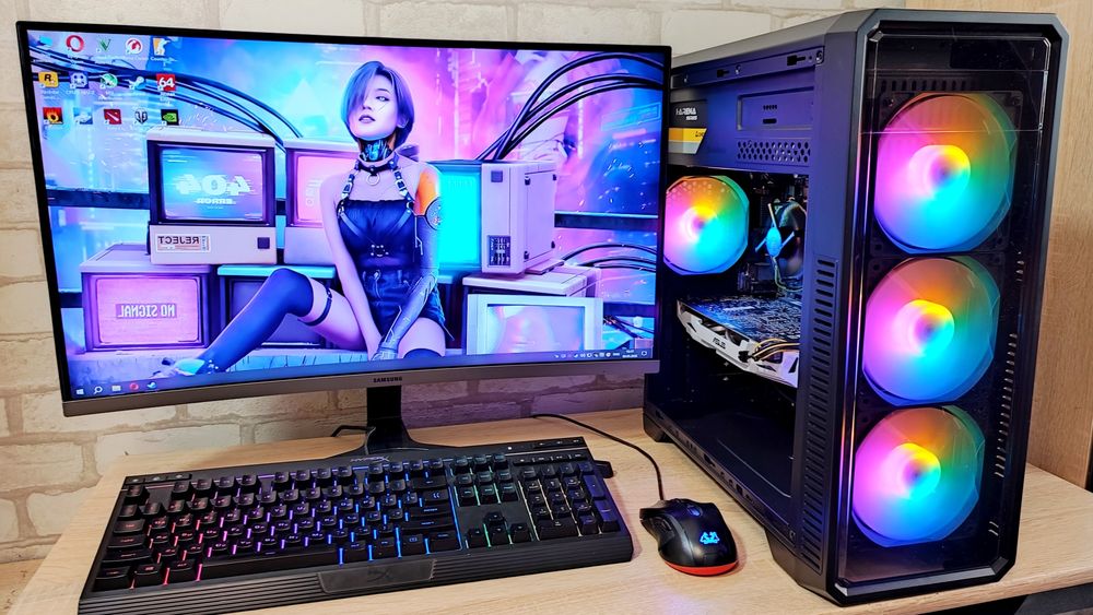 Игровой ПК DDR4 GTX 1060 CS 2 GTA5 WOT PUBG RUST dota 2