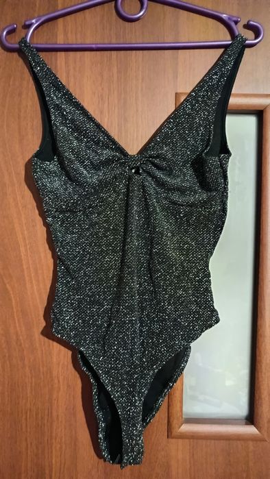 Błyszczący body  damskie rozmiar 38