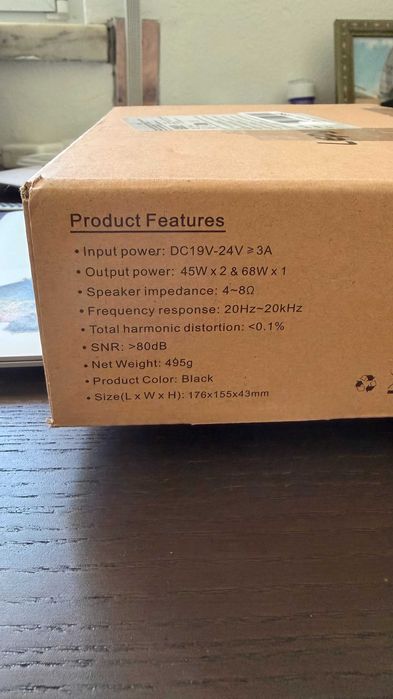 Amplificador 90W Lepy LP-168plus HiFi Bluetooth