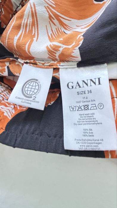 Calcoes de seda Ganni