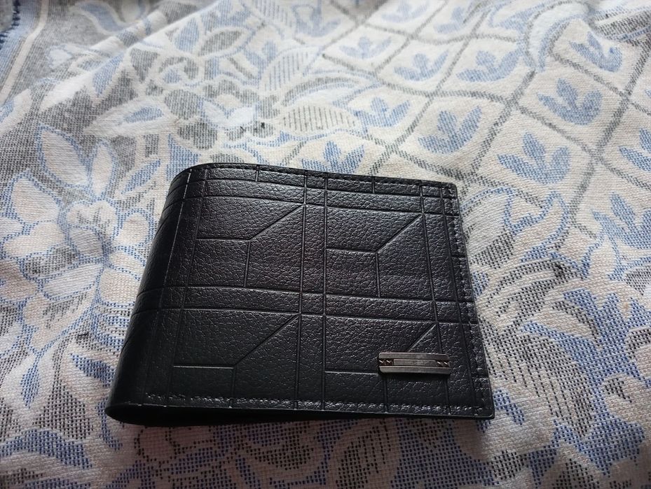 Cienki portfel męski czarny