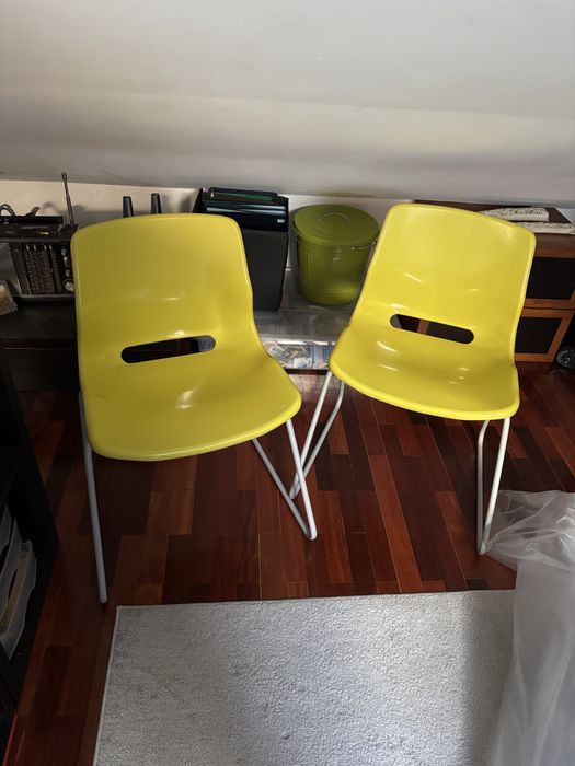 2 Cadeiras verdes Escritorio/quarto