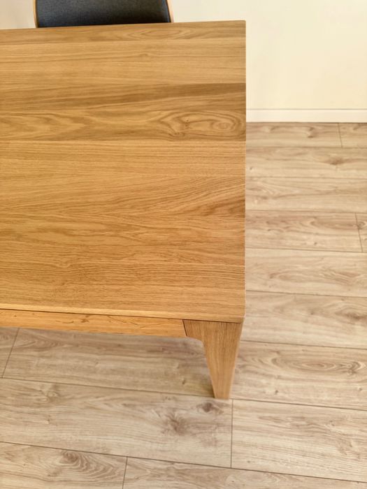 Stół drewniany prostokątny-stół dębowy rozkładany-lite drewno