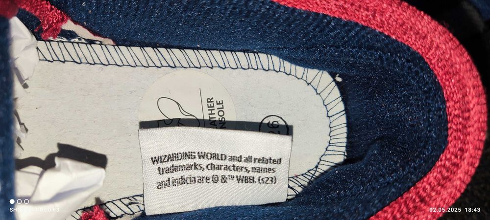 Kapcie z nadrukiem licencyjnym Harry Potter 26 r (15.5 cm).