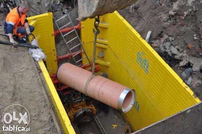 Szalunki do wykopów-komora startowa 35000PLN
