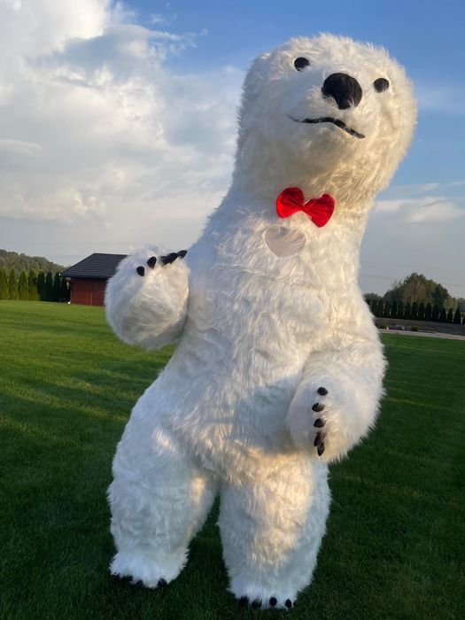 Biały Miś- kostium dmuchany 260