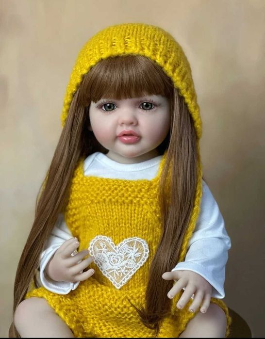 8)Кукла Реборн очаровательная Принцесса  55сМ. Премиум класса