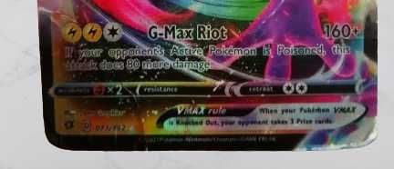 Toxtricity Vmax Pokemon Card