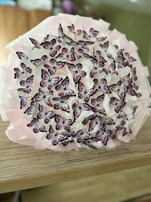 Букет из бабочек, букет із метеликів в наявності низькі ціни