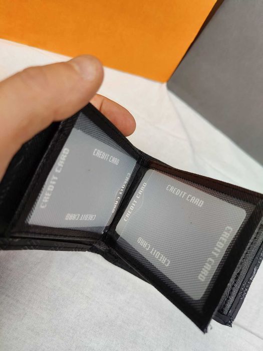 Portfel męski nowość louis vuitton czarny kratka lv premium