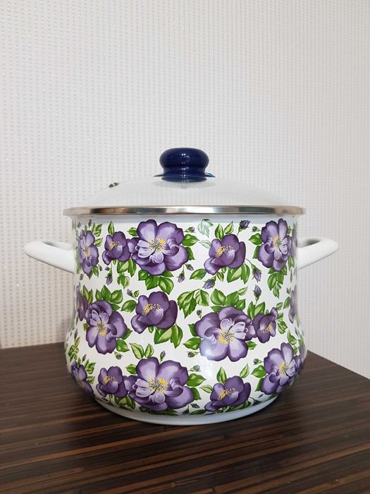 Каструля емальована Metrot (фіалка) 5 л