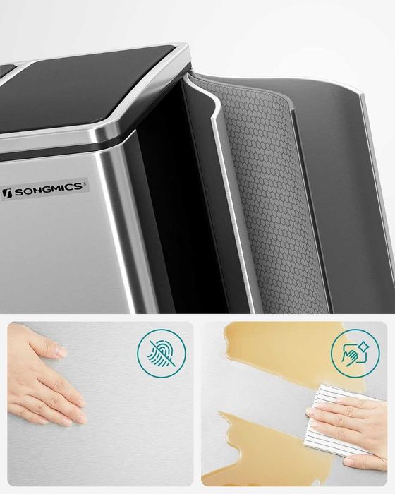 Nowy kosz na śmieci / 30L / 2 komory / pojemnik / wiaderko / W34!