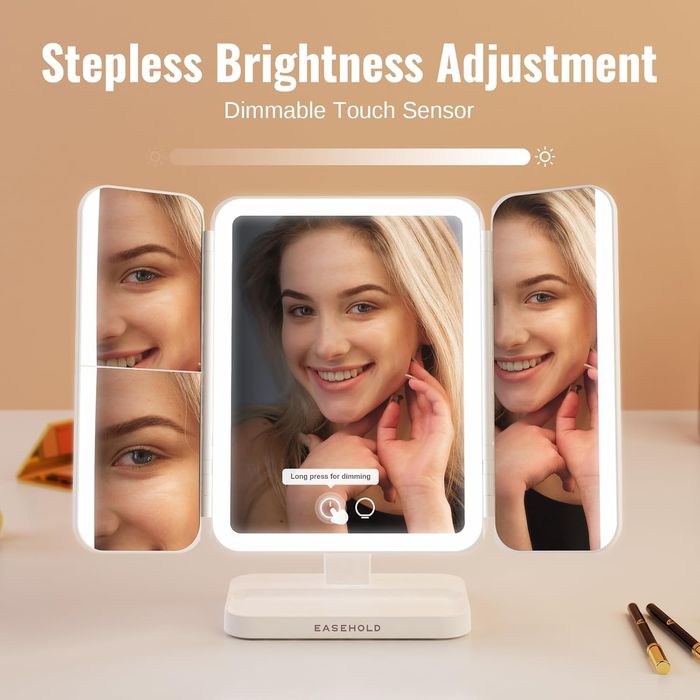 Дзеркало для макіяжу EASEHOLD з підсвічуванням, преміум якість