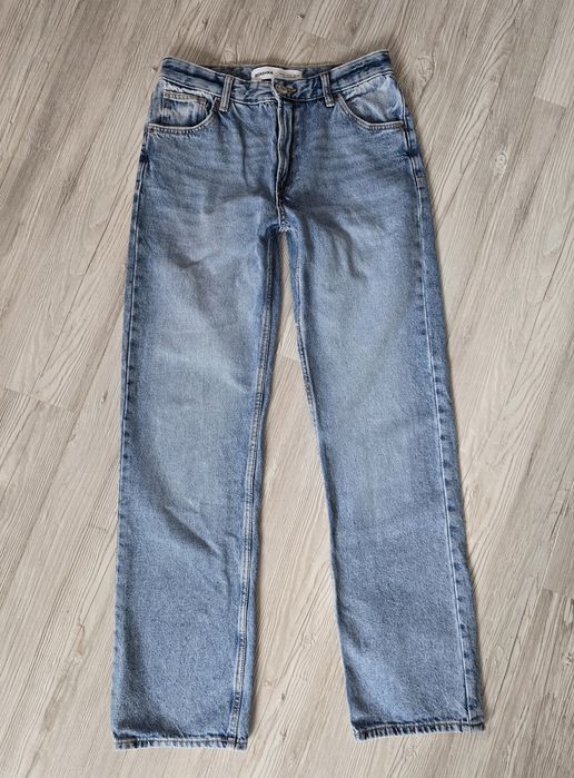 Bershka jeansy spodnie boyfriend 36 S