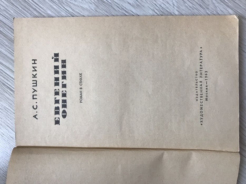 Евгений Онегин А.С. Пушкин