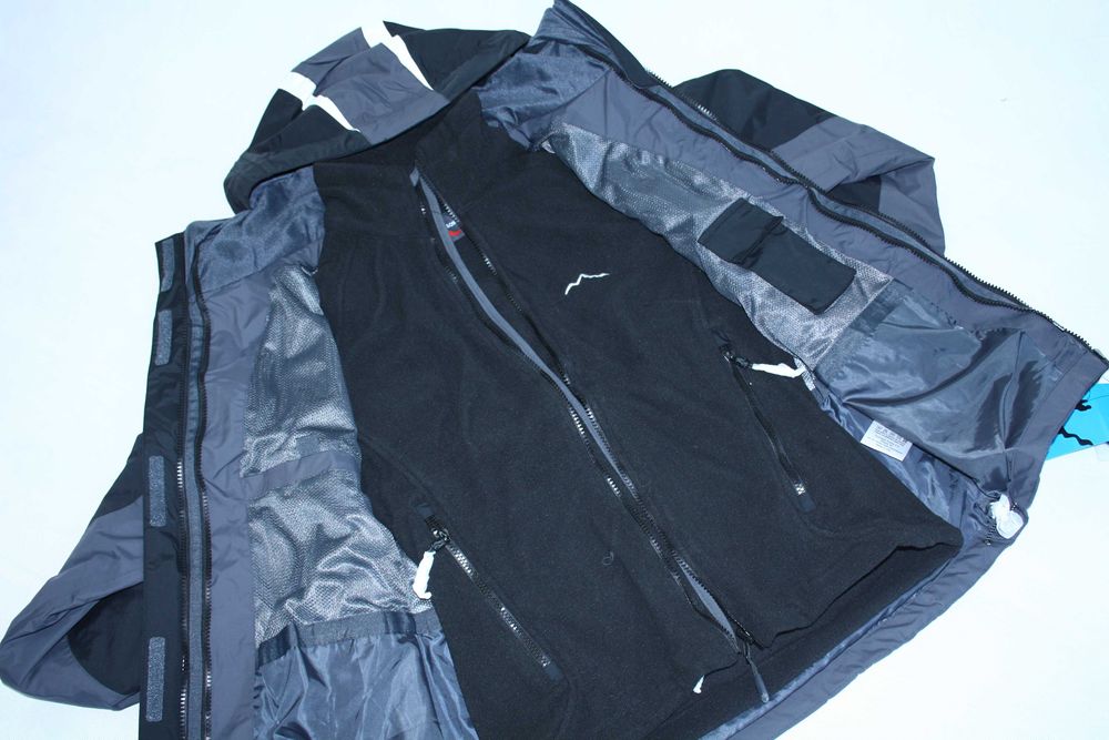 Kurtka damska 3w1 wynnster SALTA czarna m 38 wielosezonowa z bluzą