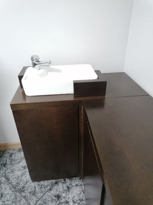 Móvel para gabinete de estética  226 x40 com lavados