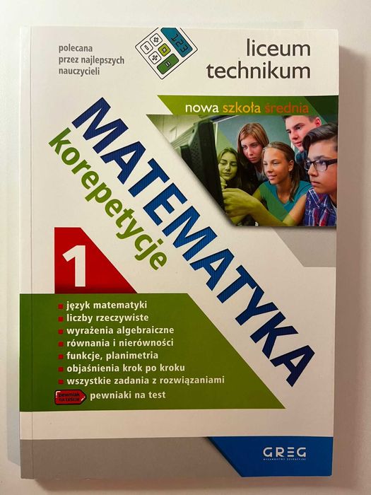 Matematyka korepetycje 1,2,3 GREG