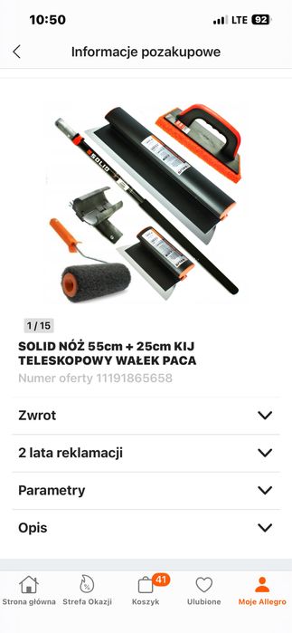 Sprzedam narzedzia do Gladzi do negocjacji