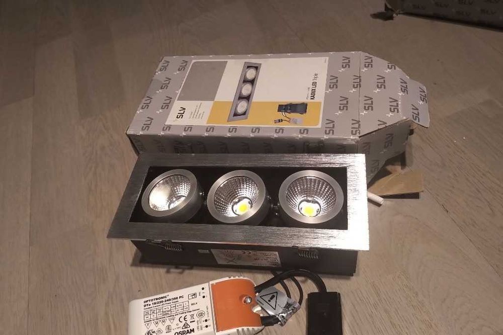 Lampa Donwlight 3xled 18W SLV Kadux 3000K