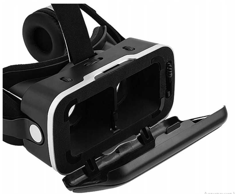 VR 3D Okulary Z SŁUCHAWKAMI Shinecon G04E do telefonu 4.7"- 6 ttst1076