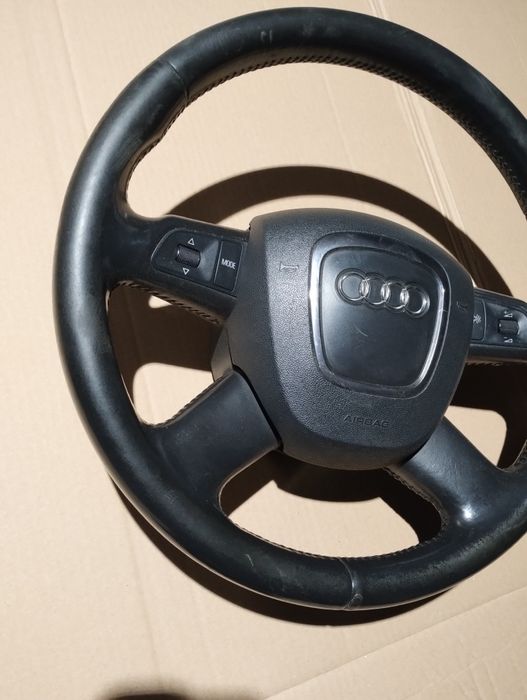 Kierownica z poduszka audi A6 C6 skora