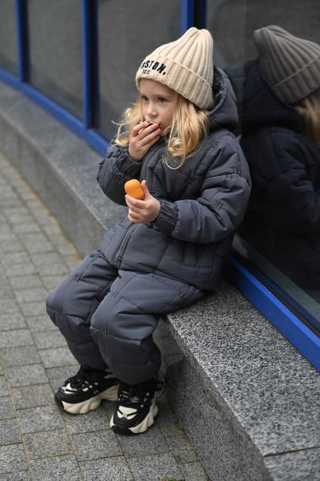 Зимовий костюм для дівчинки, розміри на рости 104-128