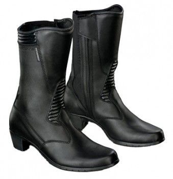 Botas motard em pele Gaerne senhora g-donah pretas