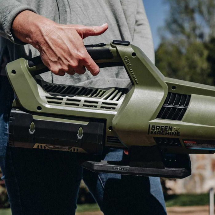 Акумуляторна Повітродуйка Воздуходуйка 62 В. 180 Км\Ч  Green Machine   (GreenWorks)