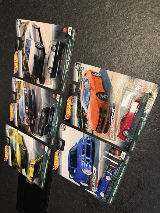 Hot Wheels Premium Modern Classics zestaw BMW M3 Lancer EVO 6 Prelude