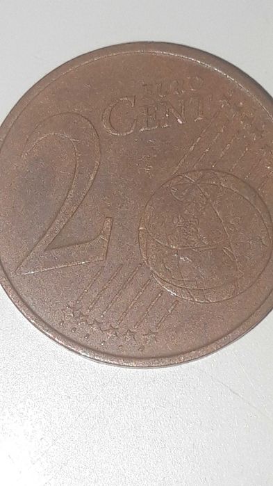 Moeda de Coleção Rara e Valiosa de 2 centimos de 1999.