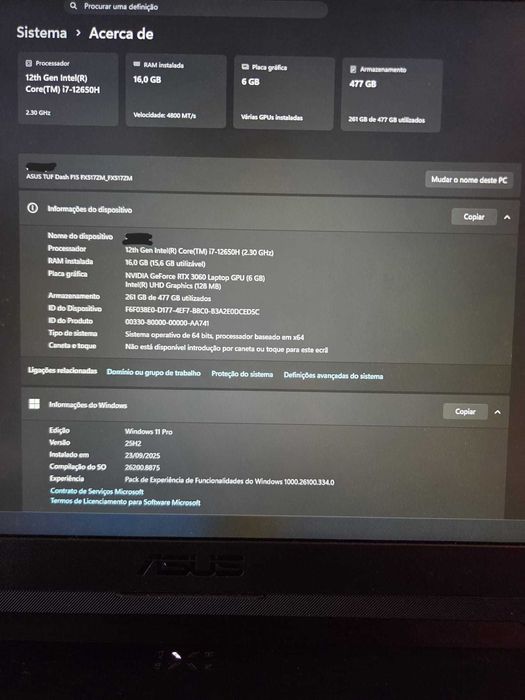 Asus TUF Dash F15