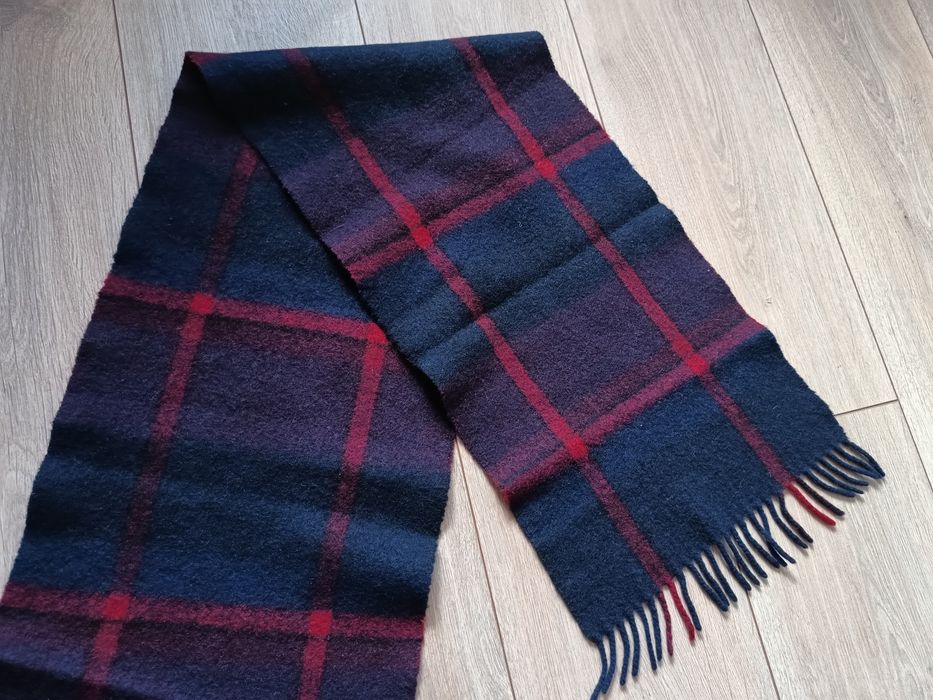 Wełniany szal w szkocką kratę Pure Lambswool