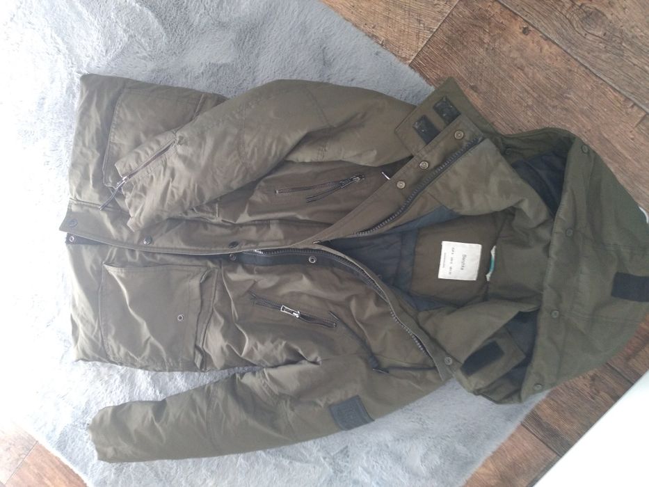 Kurtka damska ciepła kolor khaki