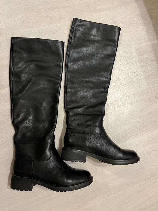 Зимові чоботи кожаные зимние сапоги Vitto Rossi