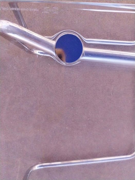conjunto 4 cadeiras tobias ikea - acrilico transparente com cromado prateado