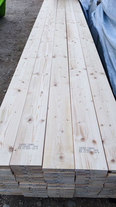 Tarcica sosna świerk kantówka strugana słupki C24 konstrukcyjne