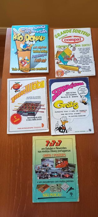 6 BD's Walt Disney + 1 Krostons (anos 80 e 90)