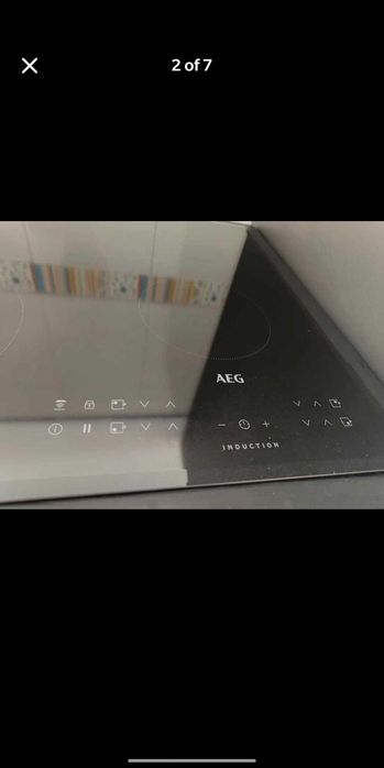 Placa da Indução AEG Hob2Hood (preto)