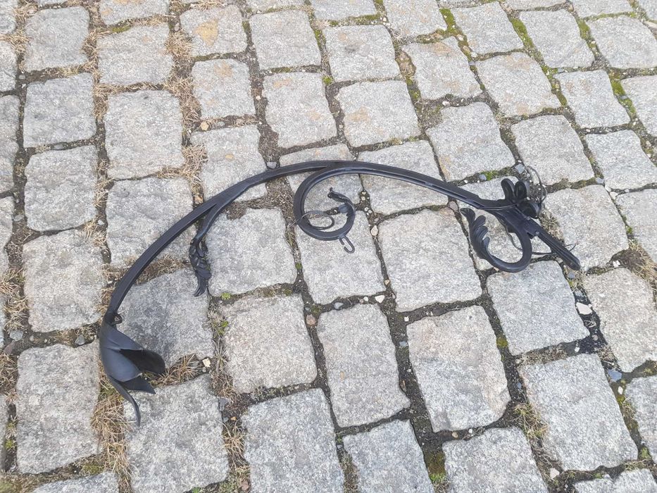 Lampa zewnętrzna kuta Kowalstwo artystyczne Kinkiet ścienna ogrodowa