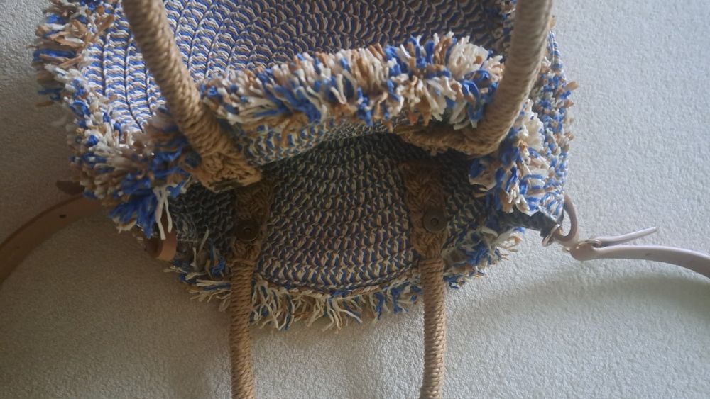 Torebka pleciona ze słomy Orsay