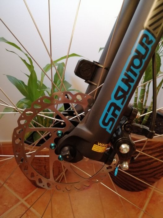 Parafusos coloridos para travão de disco MTB