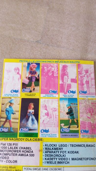 Album z naklejkami Amex Chabel Wieliczka • OLX.pl