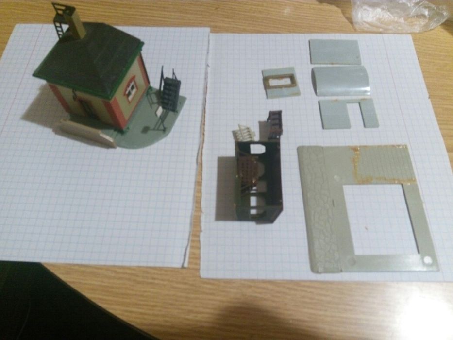 Макеты зданий из СССР,гдр для железнодорожного макета или других игр