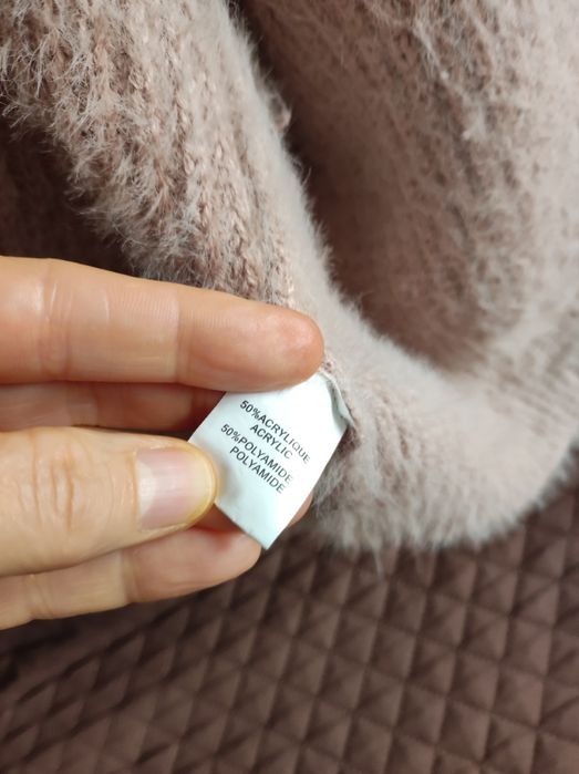 Casaco rosa muito macio