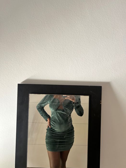 Vestido curto verde
