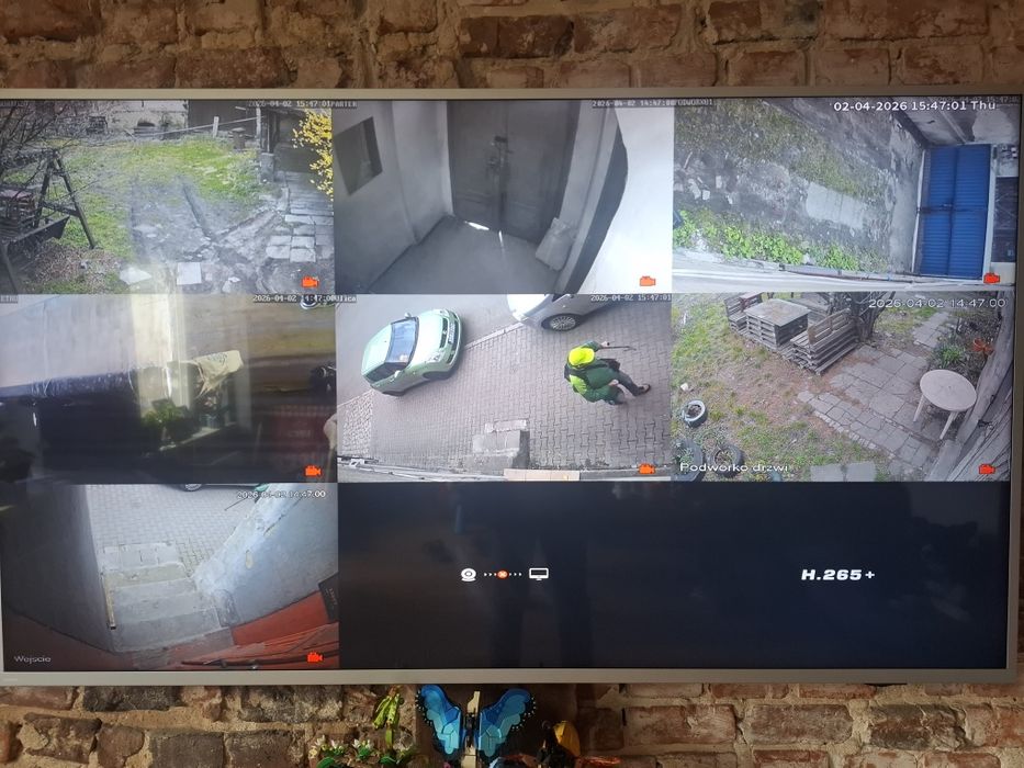 Rejestrator 10 kanałowy IP wifi kamera cctv dysk 256gb